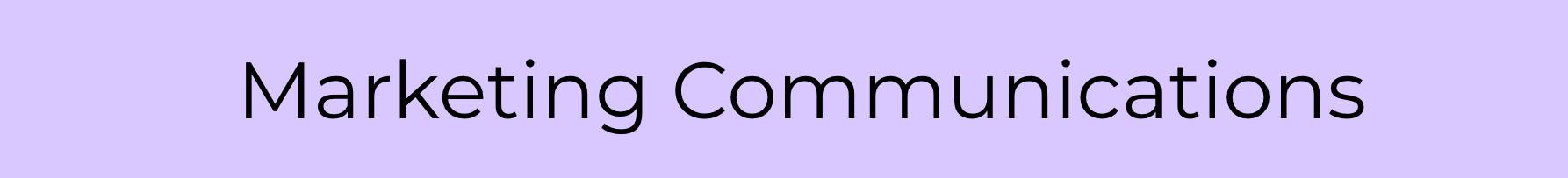 6. Marketing Communications 6. Marketing Communications